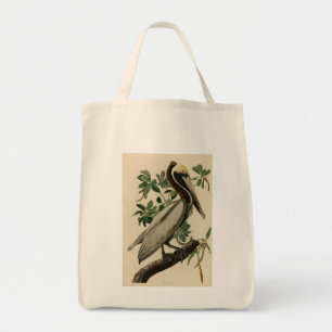 Bolsa Tote Castanho Pelicano das Aves da América de Audubon