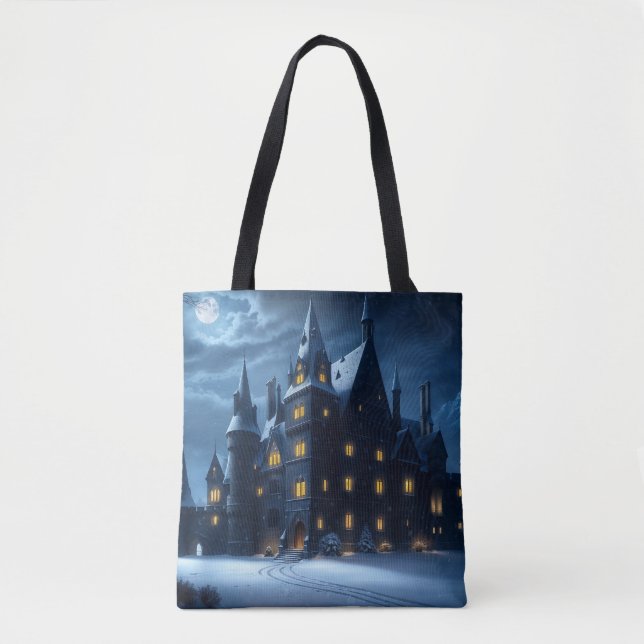 Bolsa Tote Castelo da Noite Fria Hollow (Frente)