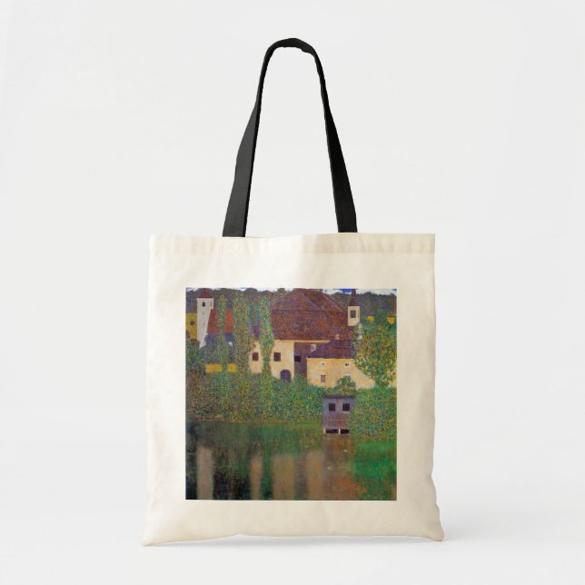 Bolsa Tote Castelo de Água, Gustav Klimt (Frente)