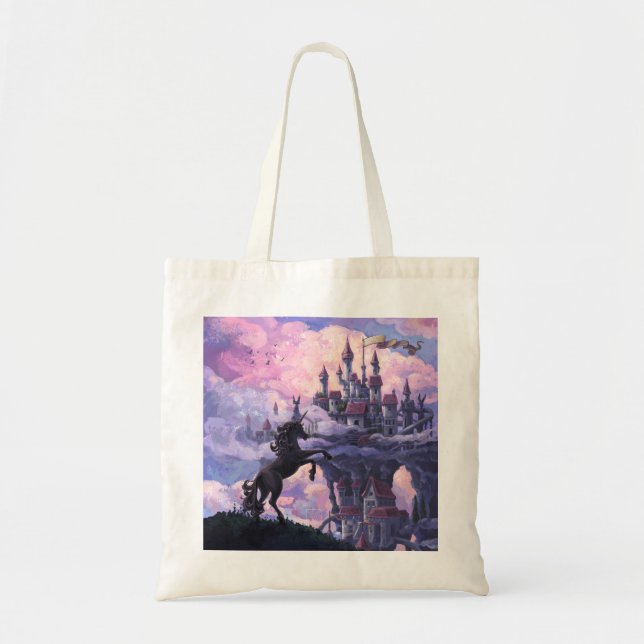 Bolsa Tote Castelo de Unicorn (Frente)