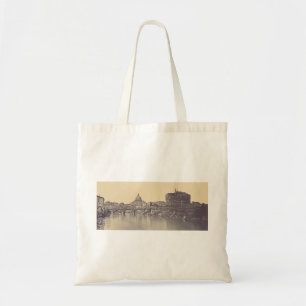 Bolsa Tote Castelo do Anjo e cúpula do Vaticano