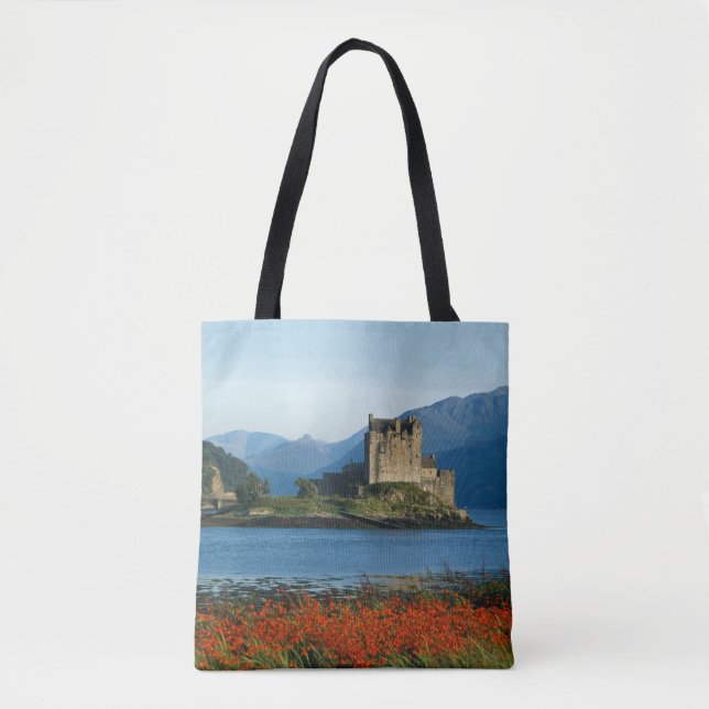 Bolsa Tote Castelo Eilean Donan, Highlands, Escócia 3 (Frente)