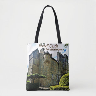 Bolsa Tote Castelo Fordell do Clã Escocês Henderson