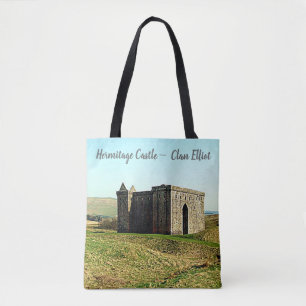 Bolsa Tote Castelo Hermitage do Clã Escocês Elliot