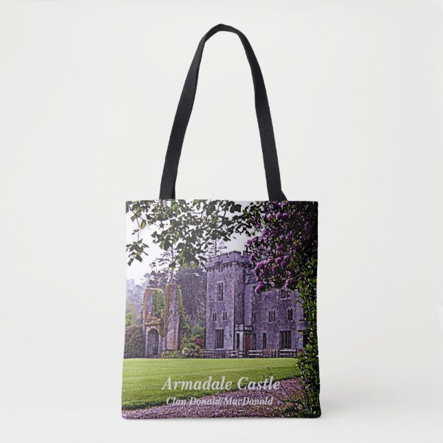 Bolsa Tote Castelo legal de Scots Armadale - Clan Donald/MacD (Frente)