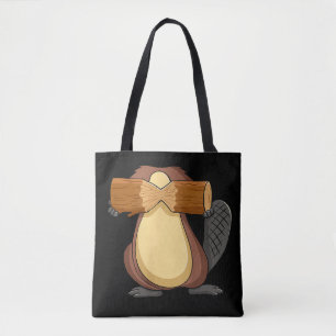Bolsa Tote Castor para Fantasia de Animal de Halloween