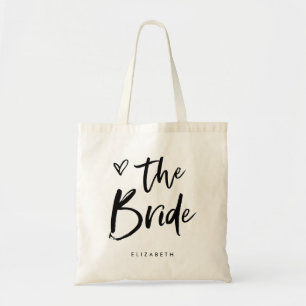 Bolsa Tote Casual Script   Chic Simple Bride
