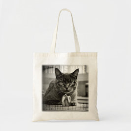 Bolsa Tote cat and green pepper