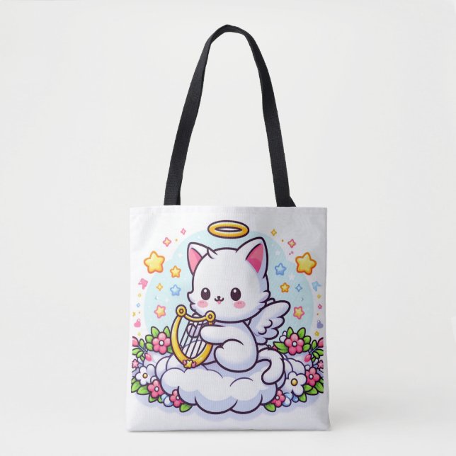 Bolsa Tote Cat Angel (Frente)