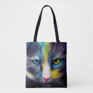Bolsa Tote Cat Animal Discovery Adventure Nature Planet