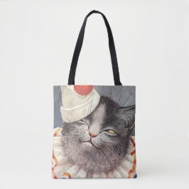 Bolsa Tote Cat Clown by Arthur Thiele