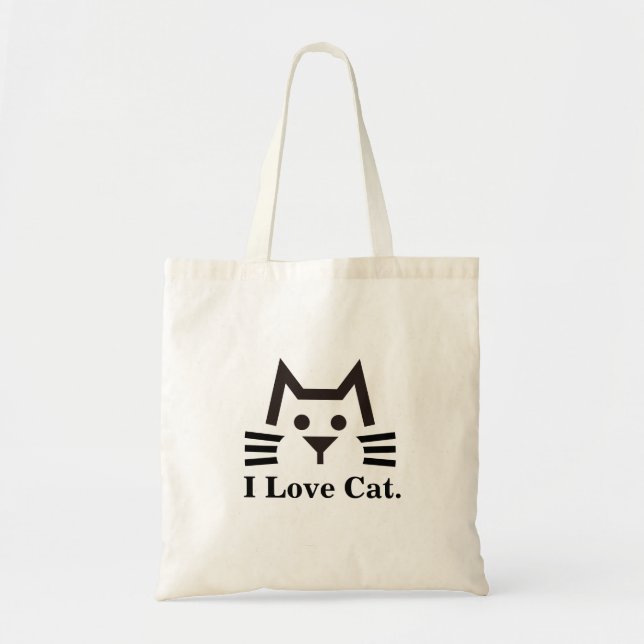 Bolsa Tote Cat-Face (Frente)