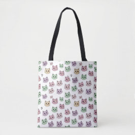 Bolsa Tote Cat Face Collection
