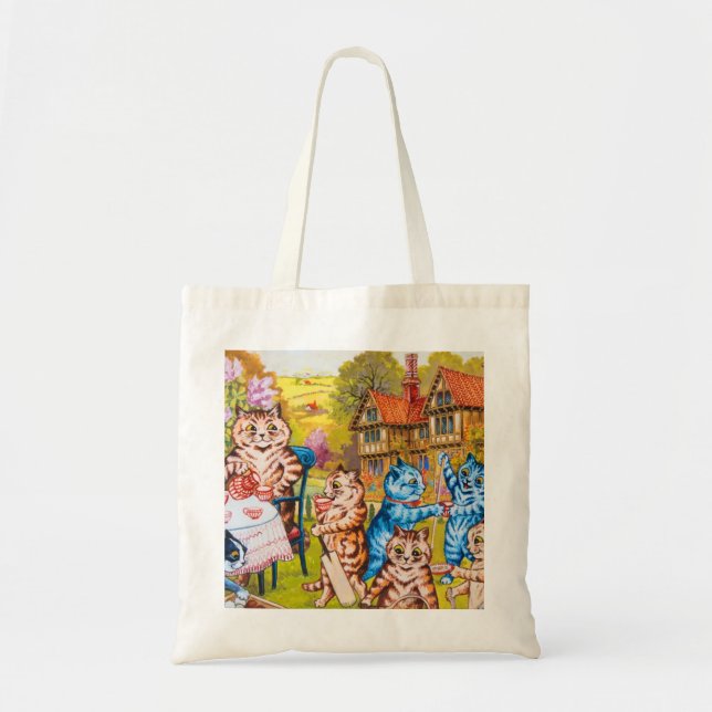 Bolsa Tote Cat Garden Party (Frente)