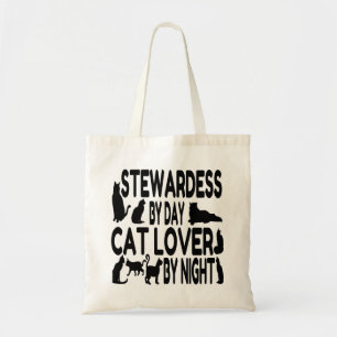 Bolsa Tote Cat Lover Stewardese
