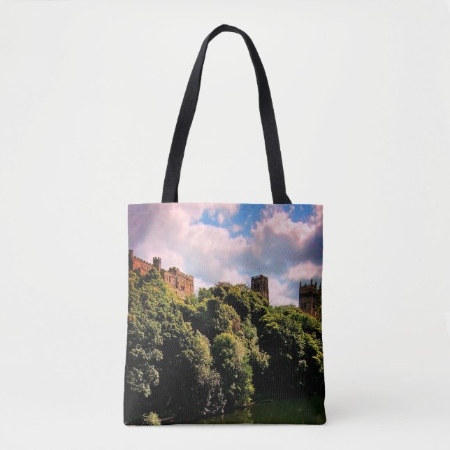 Bolsa Tote Catedral de Durham e Castelo (Frente)