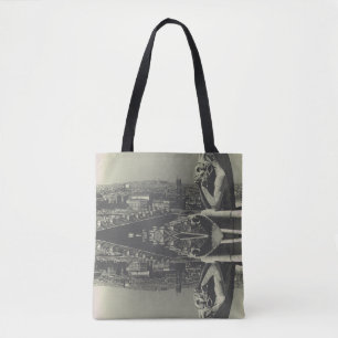 Bolsa Tote Catedral de Notre Dame Paris França Antiga pensado