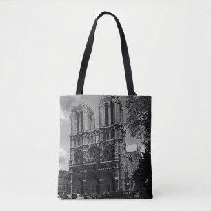 Bolsa Tote Catedral de Notre Dame Paris França Vintage