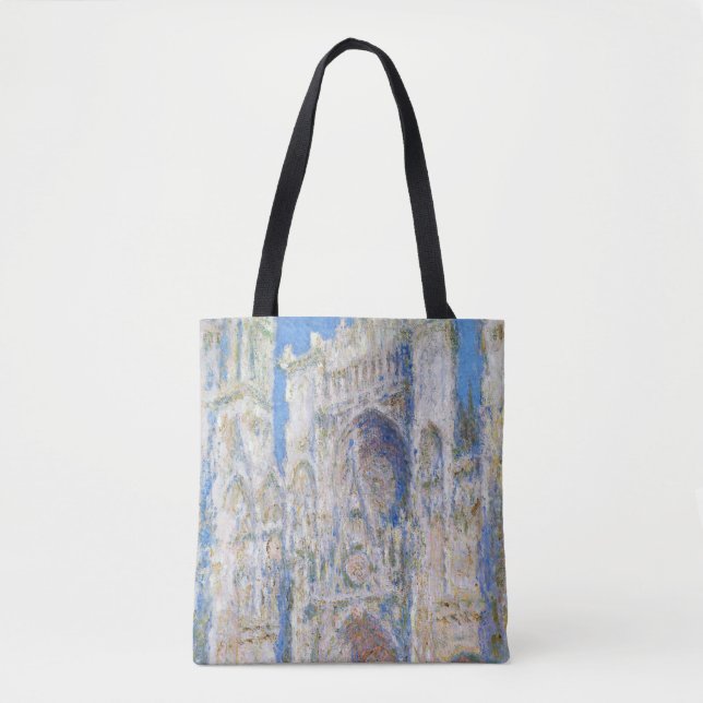 Bolsa Tote Catedral de Rouen (Luz do Sol), Monet (Frente)