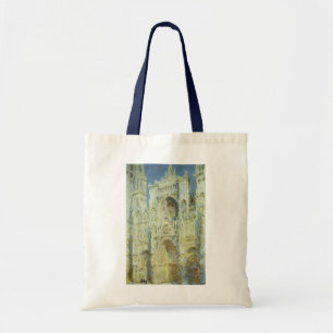 Bolsa Tote Catedral de Ruão Fachada Oeste Luz do Sol, Claude