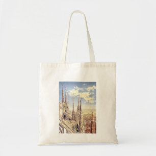 Bolsa Tote Catedral Milão Duomo Natividade da Santo Mary