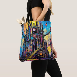 Bolsa Tote Catedral Mística Steampunk
