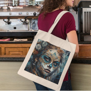 Bolsa Tote Catrina Azul