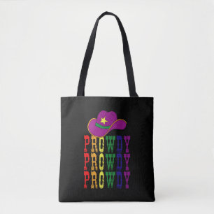 Bolsa Tote Caubói Caubóiia Rodeio LGBT Howdy Gay Ocidental 