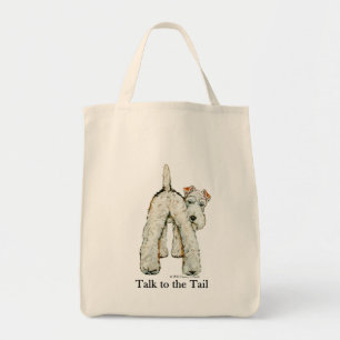 Bolsa Tote Cauda do Fox Terrier do fio