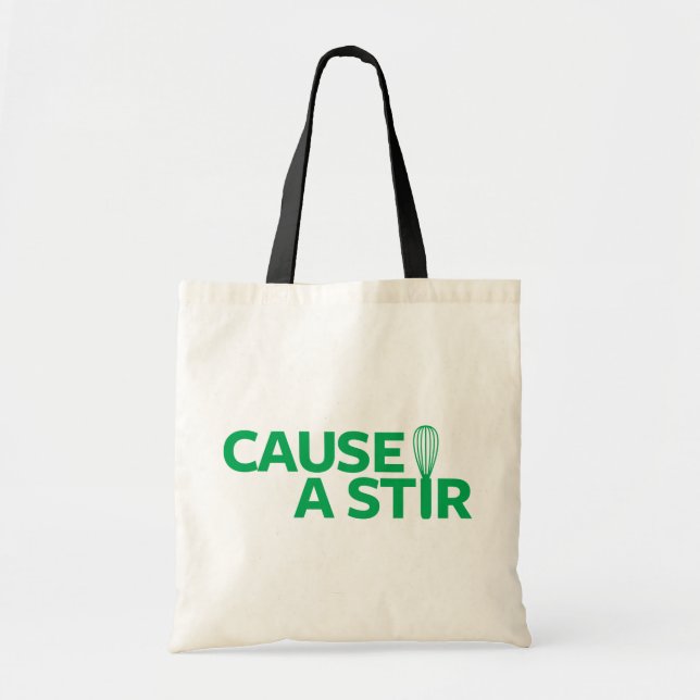 Bolsa Tote Cause um Stir (Frente)