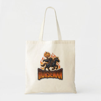 Bolsa Tote Cavaleiro Sem Cabeça Laranja Preto Halloween