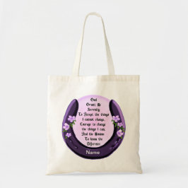 Bolsa Tote Cavalfere - Serenidade, oração Tote Bag