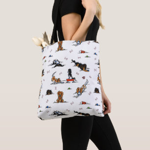 Bolsa Tote Cavalier King Charles Spaniels CKCS Doodles
