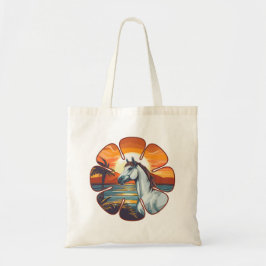Bolsa Tote Cavalo ao Pôr do Sol