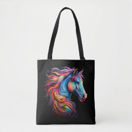 Bolsa Tote Cavalo Arco-íris