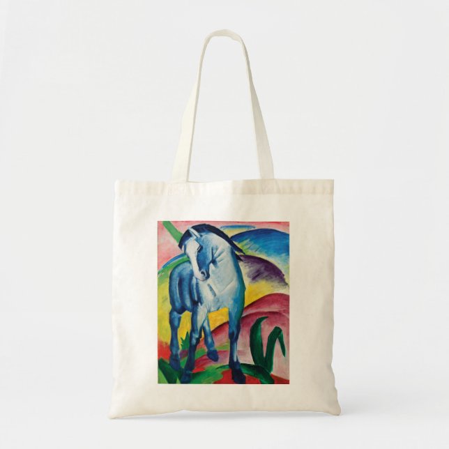 Bolsa Tote Cavalo Azul I por Franz Marc (Frente)