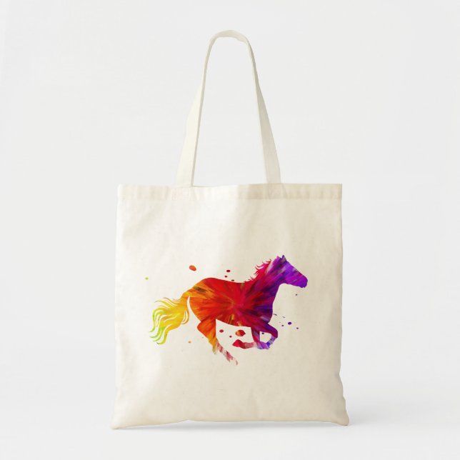 Bolsa Tote Cavalo Colorido (Frente)