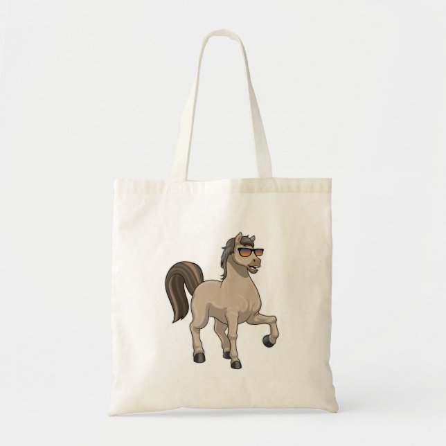 Bolsa Tote Cavalo com óculos de sol (Frente)