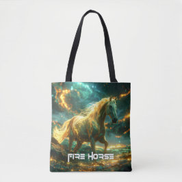 BOLSA TOTE CAVALO DE FOGO - ZODÍACO CHINÊS -