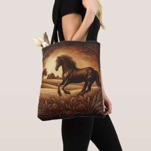 Bolsa Tote Cavalo de Leather Ranch