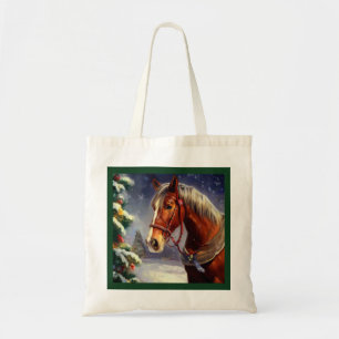 Bolsa Tote Cavalo de Natal 1