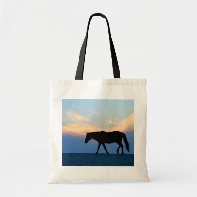 Bolsa Tote Cavalo de Praia Sunset (Frente)