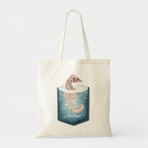 Bolsa Tote Cavalo-Marinho de Bolso