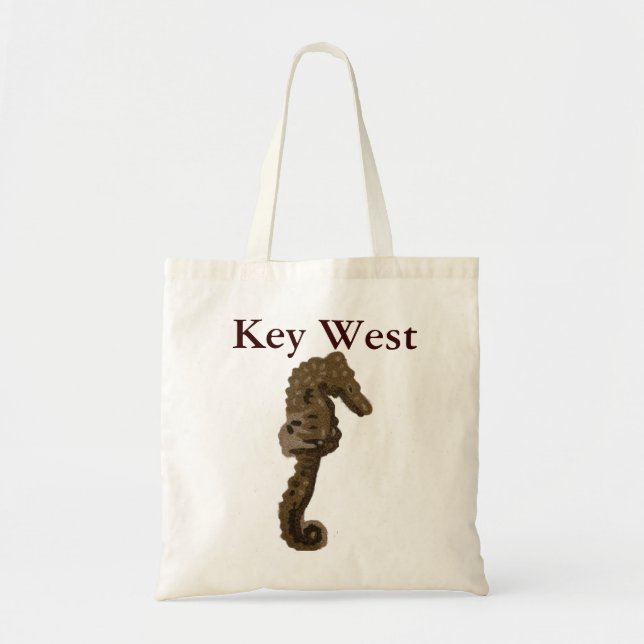 Bolsa Tote Cavalo marinho de Key West Florida (Frente)