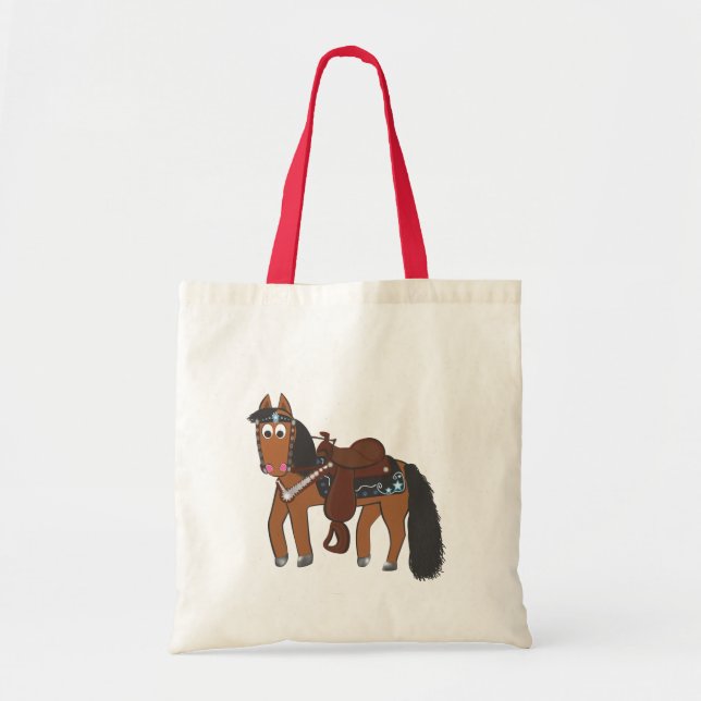 Bolsa Tote Cavalo ocidental de Riki (Frente)