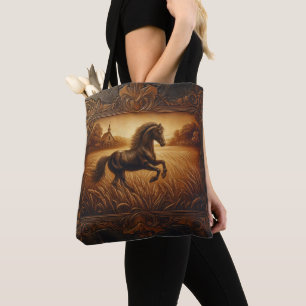 Bolsa Tote Cavalo ornamentado Ao Sol