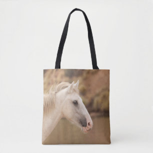 Bolsa Tote Cavalo Selvagem Branco