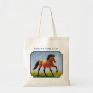 Bolsa Tote Cavalo Selvagem de Pele de Foco