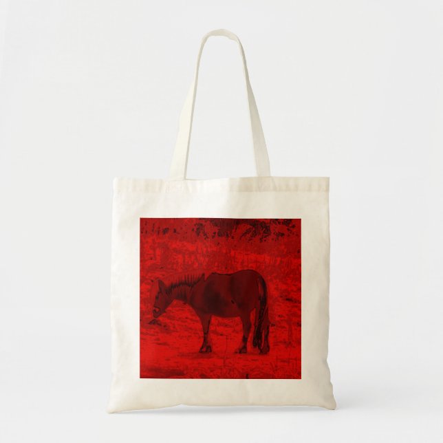 Bolsa Tote Cavalo Vermelho (Frente)