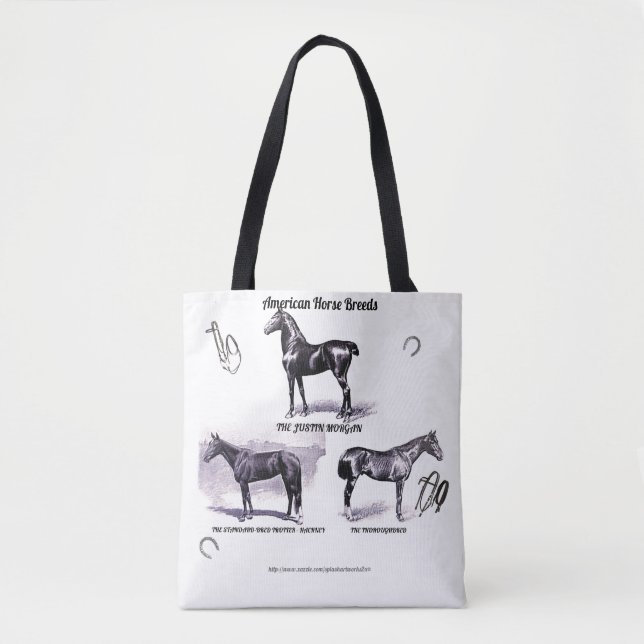 Bolsa Tote "Cavalos Amantes" (Frente)